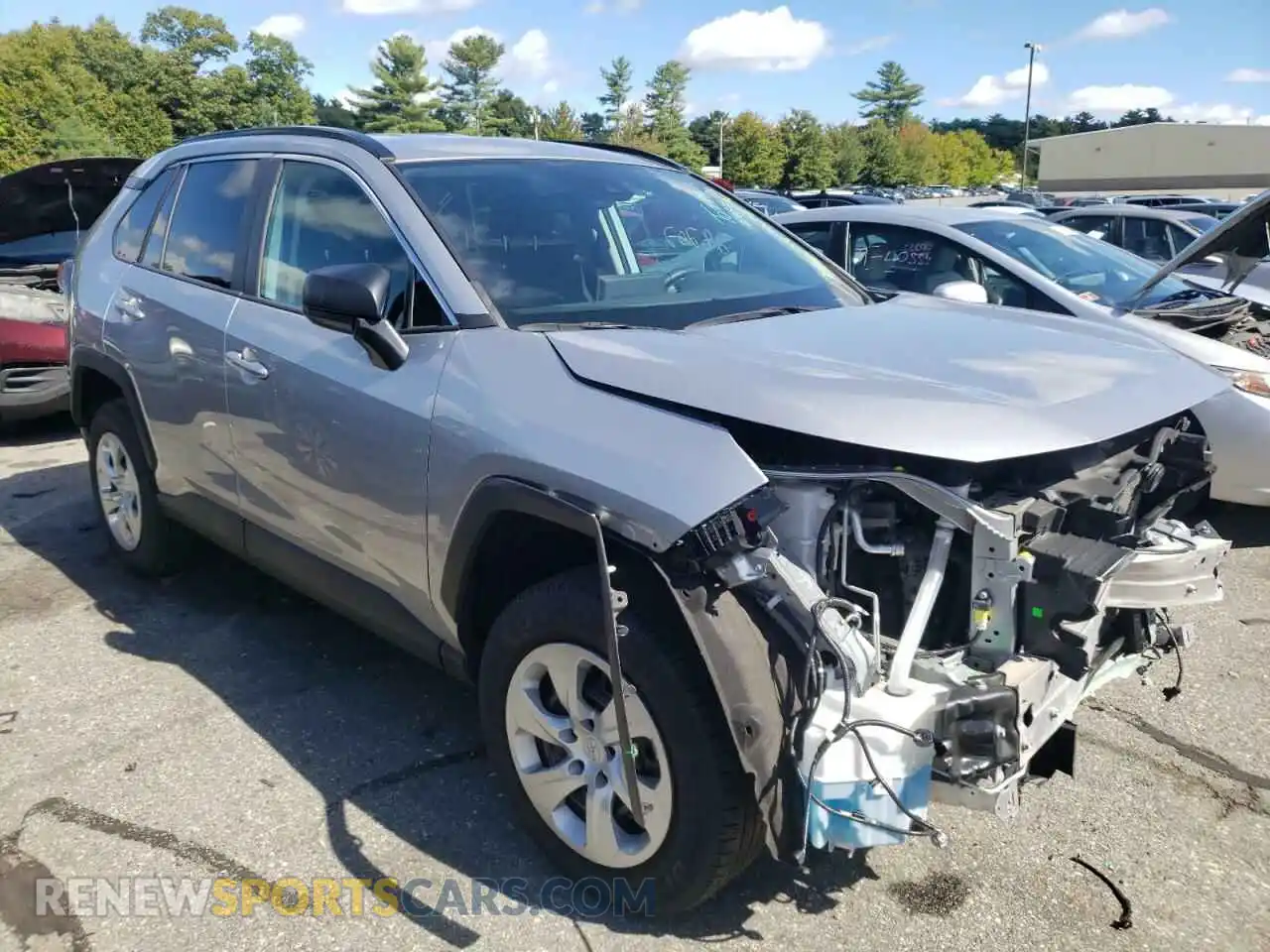 1 Photograph of a damaged car 2T3F1RFV7LC132690 TOYOTA RAV4 2020