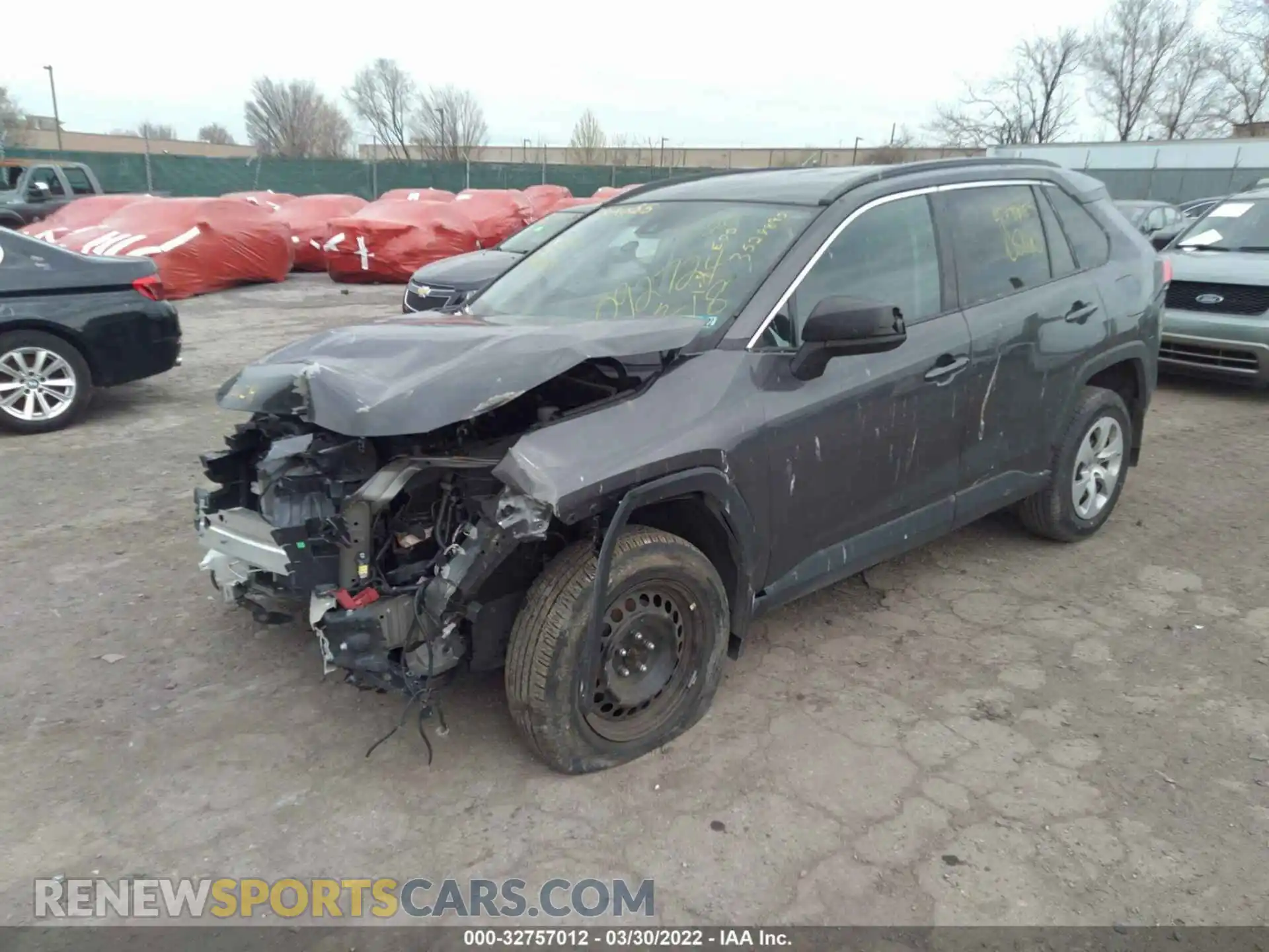2 Photograph of a damaged car 2T3F1RFV7LW092724 TOYOTA RAV4 2020