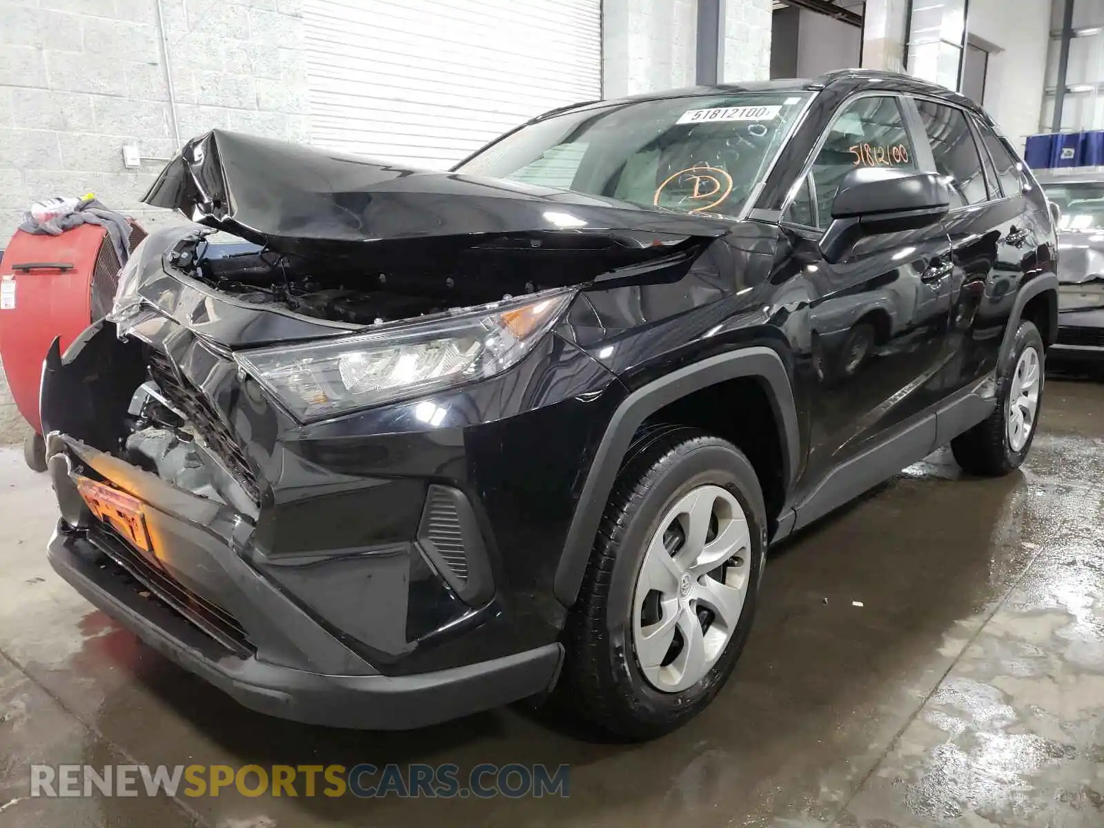 2 Photograph of a damaged car 2T3F1RFV7LW117153 TOYOTA RAV4 2020