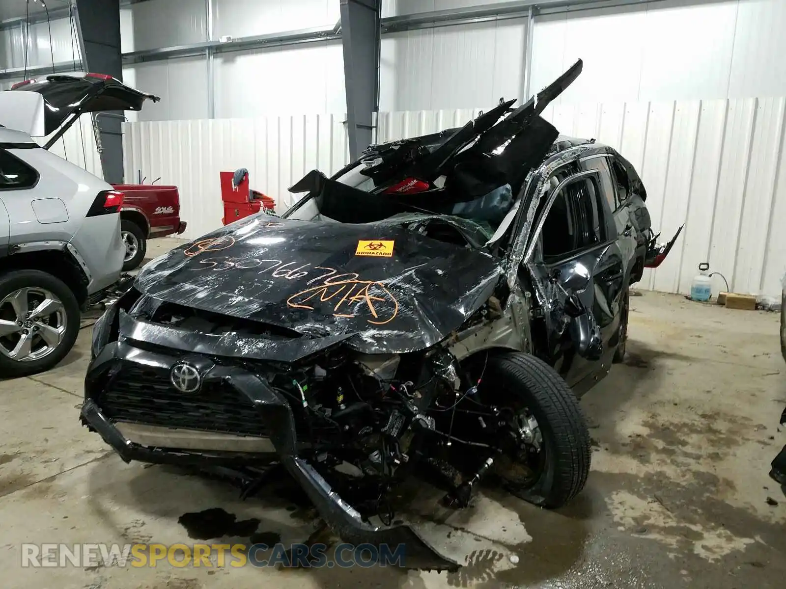 2 Photograph of a damaged car 2T3F1RFV7LW131070 TOYOTA RAV4 2020