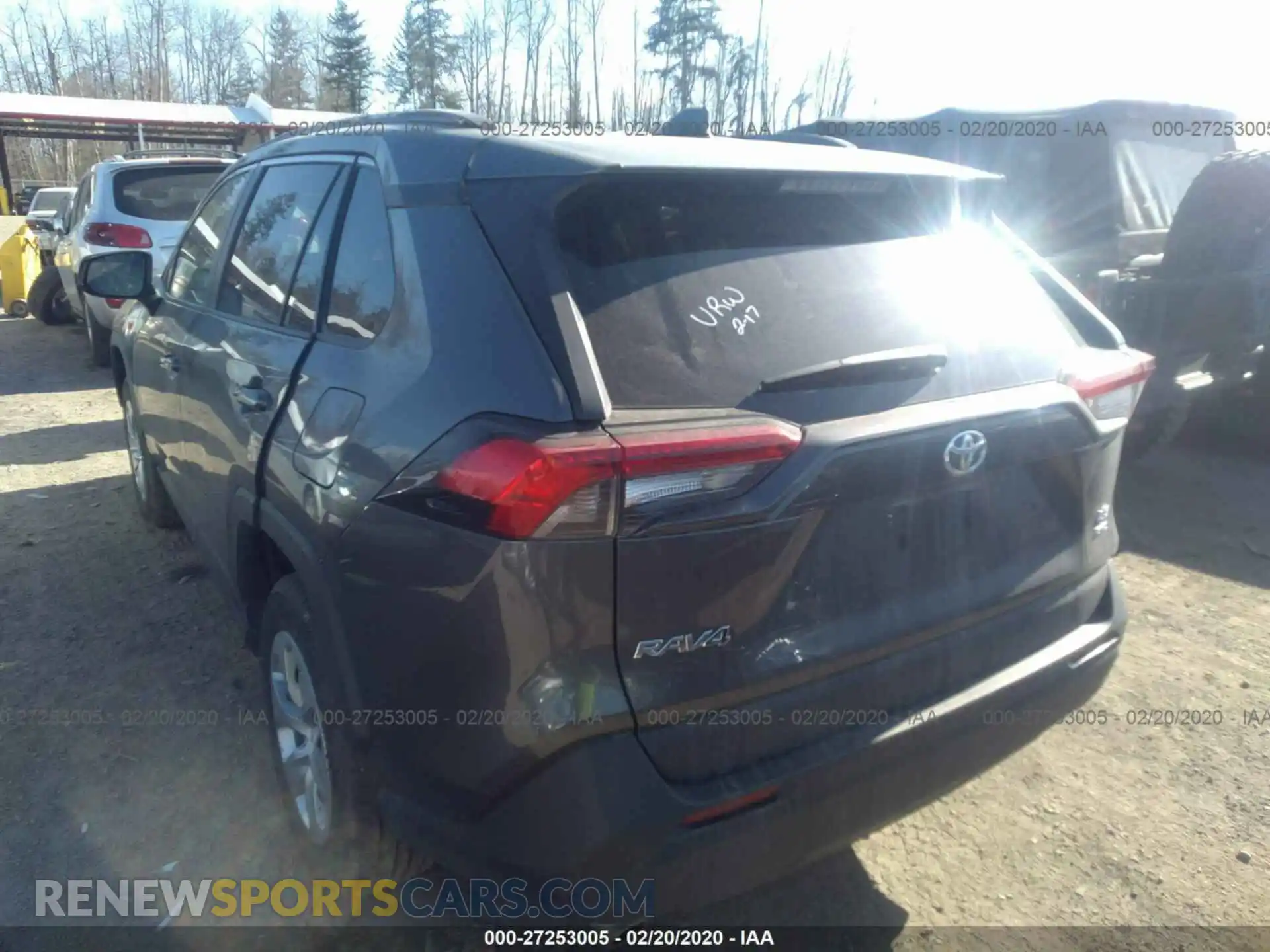 3 Photograph of a damaged car 2T3F1RFV8LC083130 TOYOTA RAV4 2020