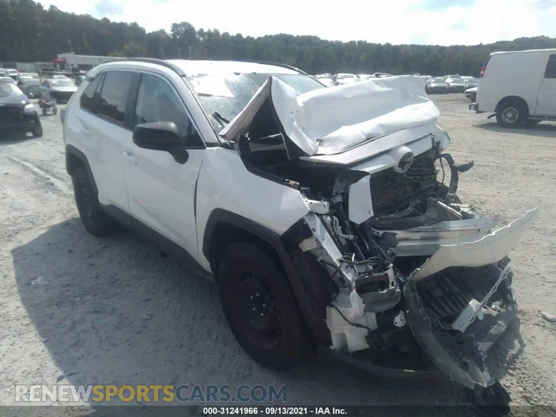 1 Photograph of a damaged car 2T3F1RFV8LC093480 TOYOTA RAV4 2020