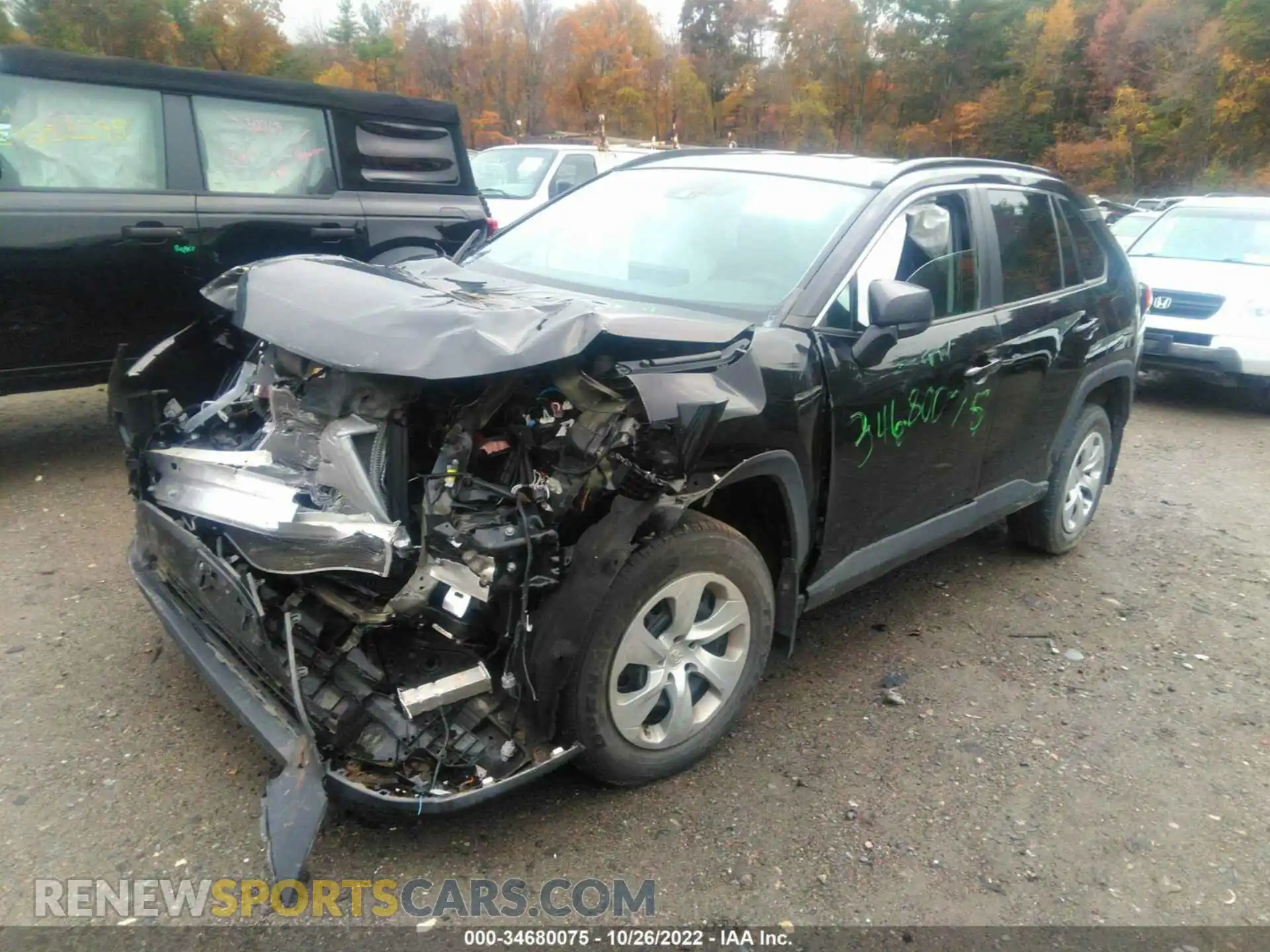 2 Photograph of a damaged car 2T3F1RFV8LC109175 TOYOTA RAV4 2020