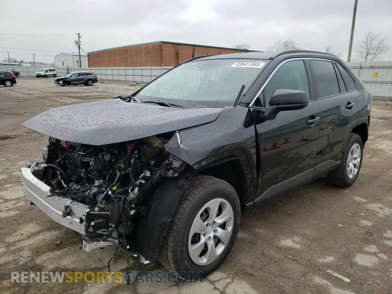 2 Photograph of a damaged car 2T3F1RFV8LC115199 TOYOTA RAV4 2020