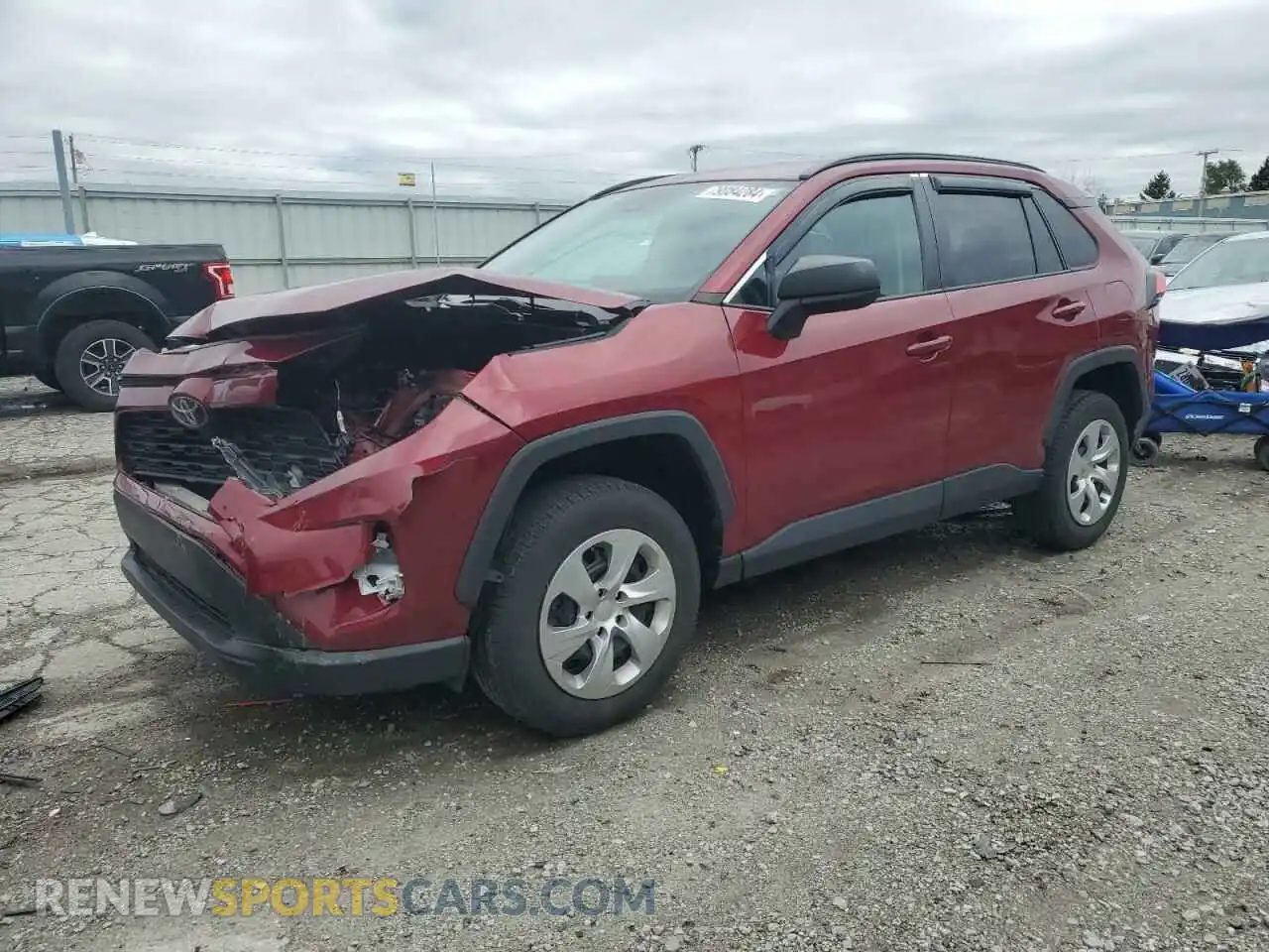 1 Photograph of a damaged car 2T3F1RFV8LC121925 TOYOTA RAV4 2020