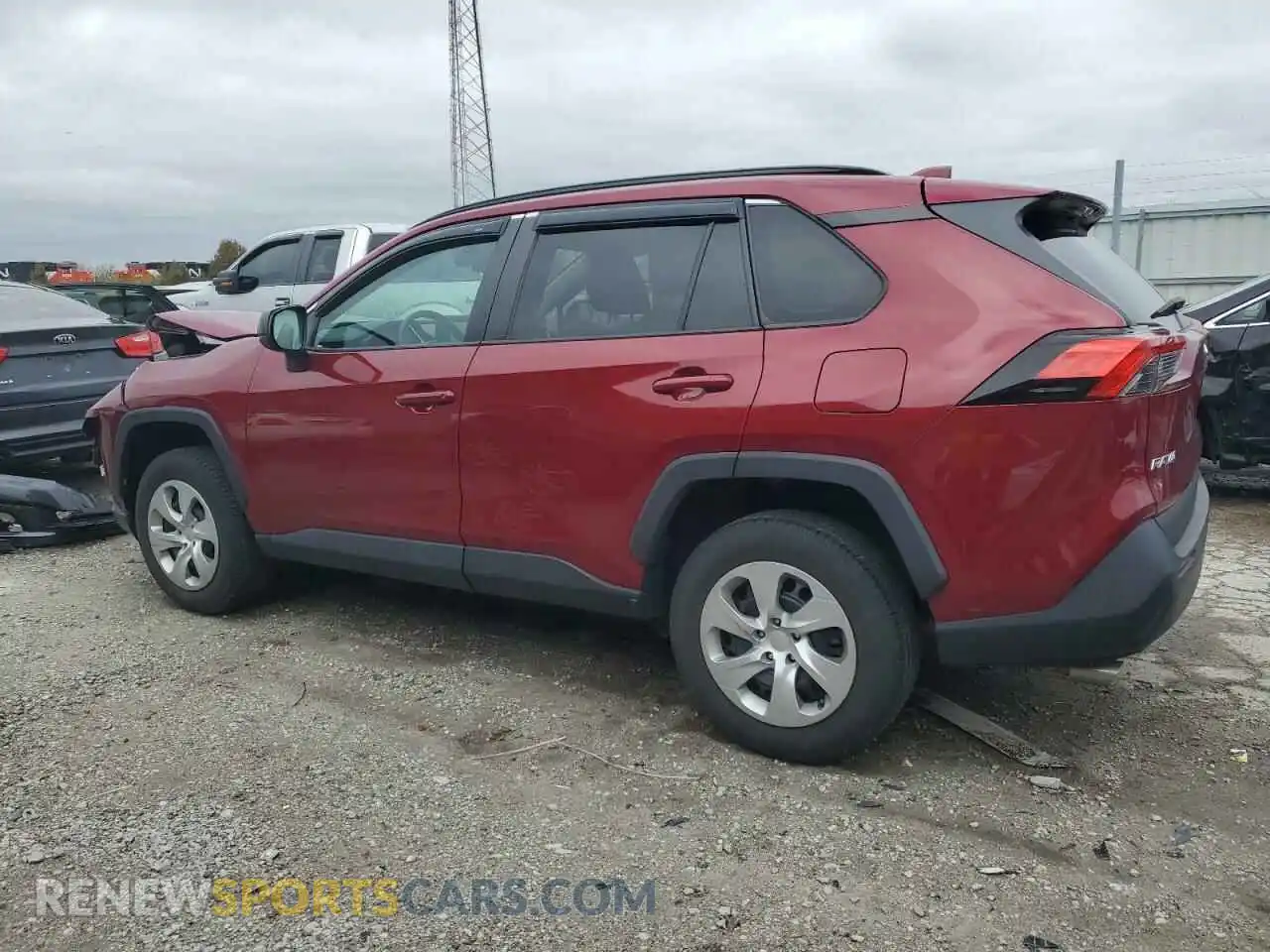 2 Photograph of a damaged car 2T3F1RFV8LC121925 TOYOTA RAV4 2020