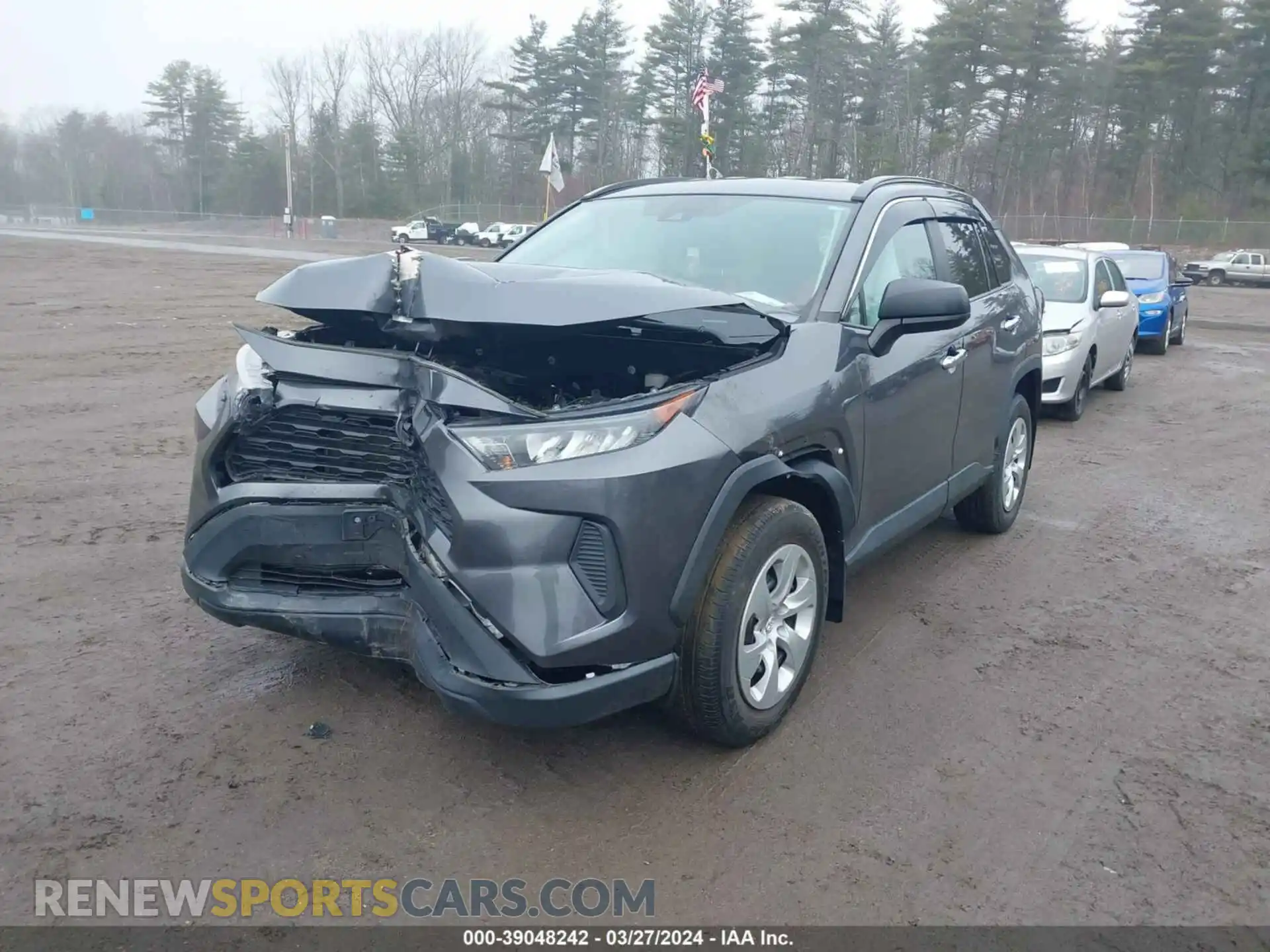 2 Photograph of a damaged car 2T3F1RFV8LC135212 TOYOTA RAV4 2020