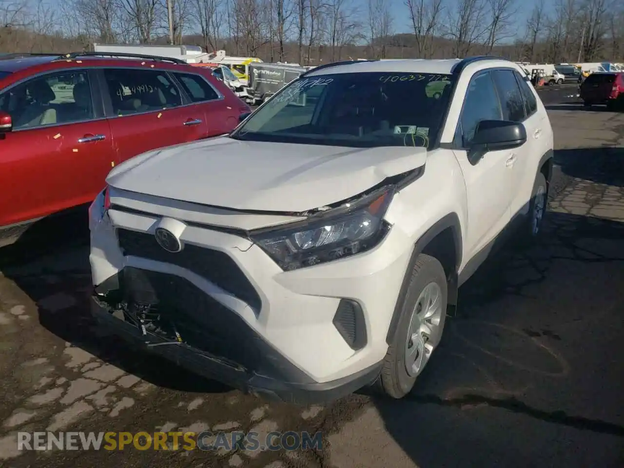 2 Фотография поврежденного автомобиля 2T3F1RFV8LW106940 TOYOTA RAV4 2020