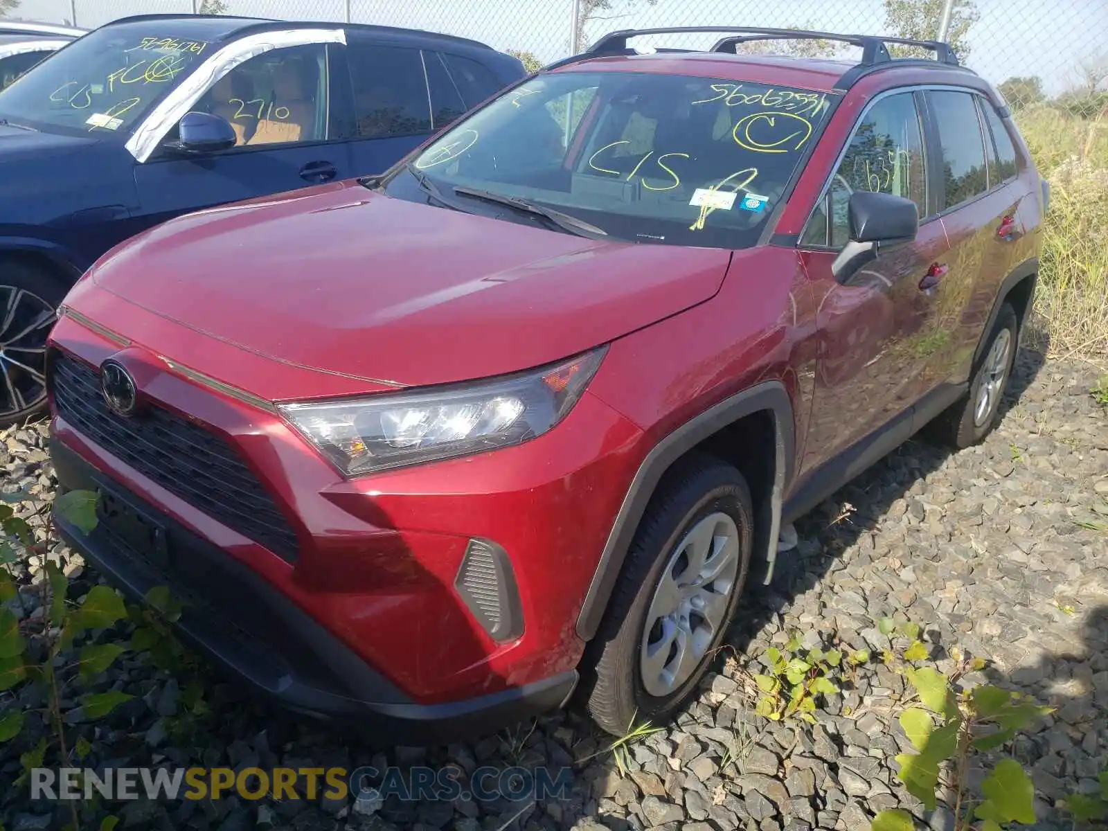 2 Photograph of a damaged car 2T3F1RFV8LW126461 TOYOTA RAV4 2020