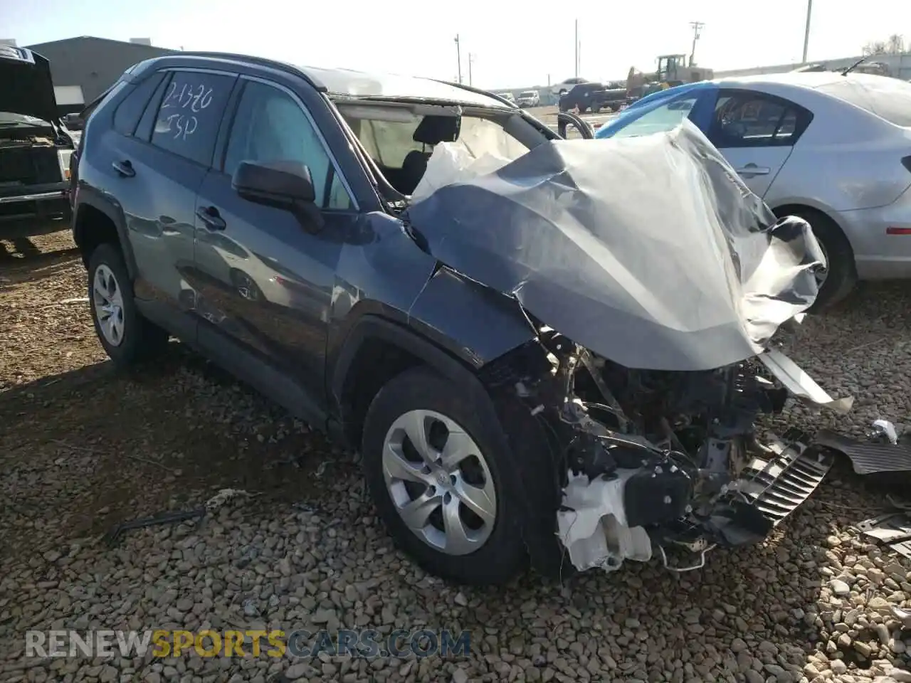 1 Photograph of a damaged car 2T3F1RFV9LC087817 TOYOTA RAV4 2020