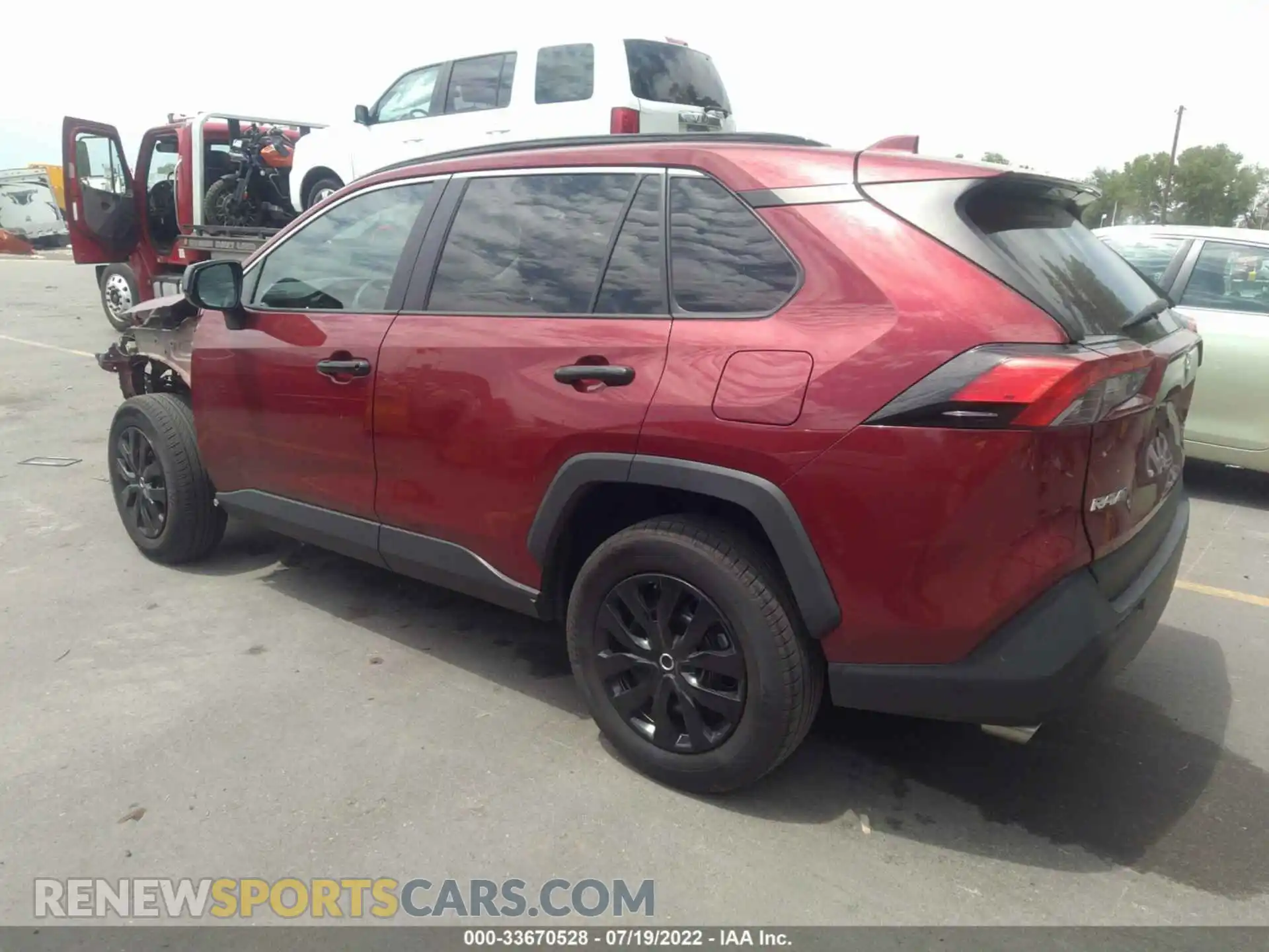 3 Photograph of a damaged car 2T3F1RFV9LC091172 TOYOTA RAV4 2020