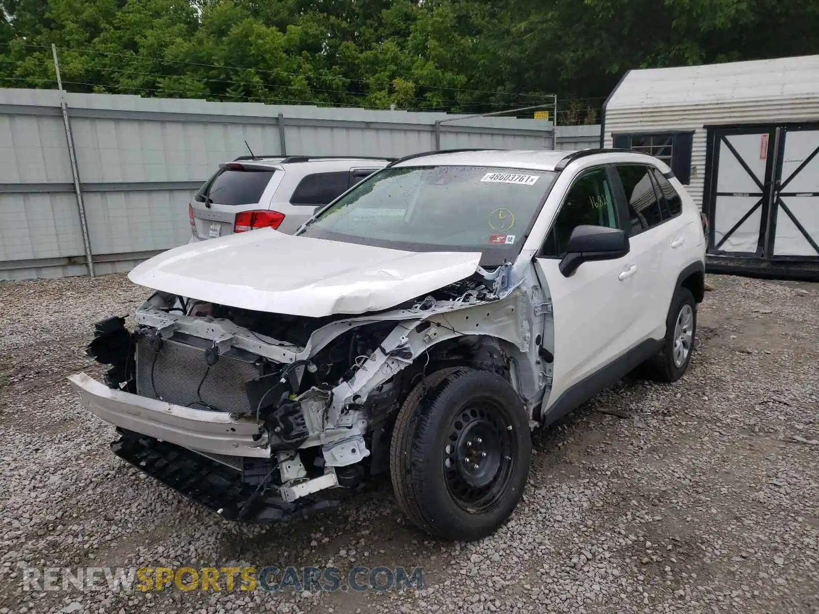 2 Photograph of a damaged car 2T3F1RFV9LW086603 TOYOTA RAV4 2020