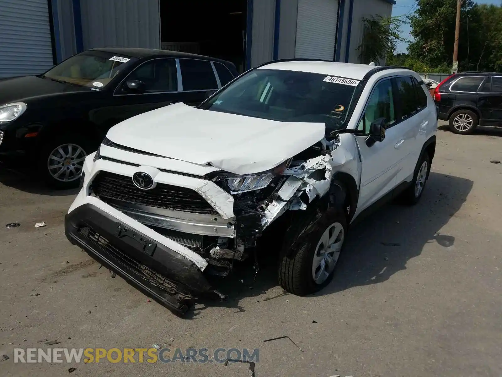 2 Photograph of a damaged car 2T3F1RFV9LW105554 TOYOTA RAV4 2020