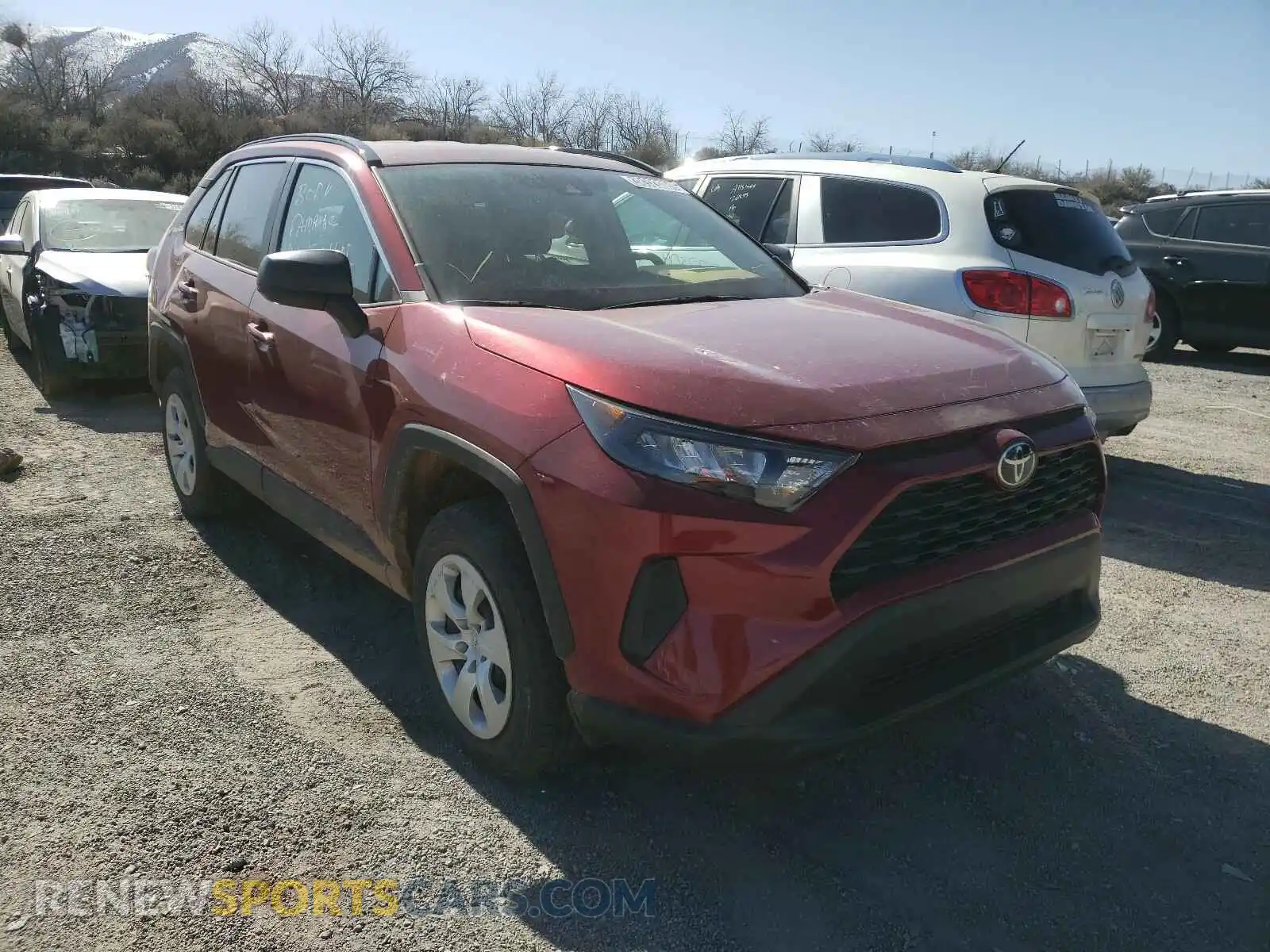 1 Photograph of a damaged car 2T3F1RFVXLC063574 TOYOTA RAV4 2020