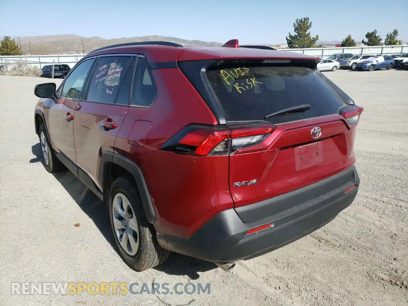 3 Photograph of a damaged car 2T3F1RFVXLC063574 TOYOTA RAV4 2020