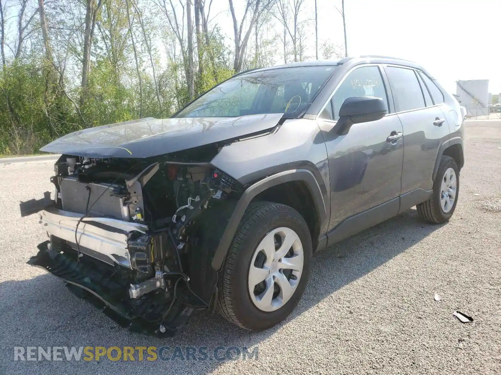 2 Photograph of a damaged car 2T3F1RFVXLC080794 TOYOTA RAV4 2020