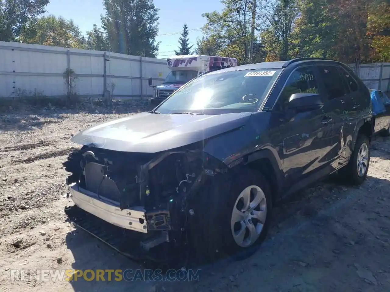 2 Photograph of a damaged car 2T3F1RFVXLC087308 TOYOTA RAV4 2020
