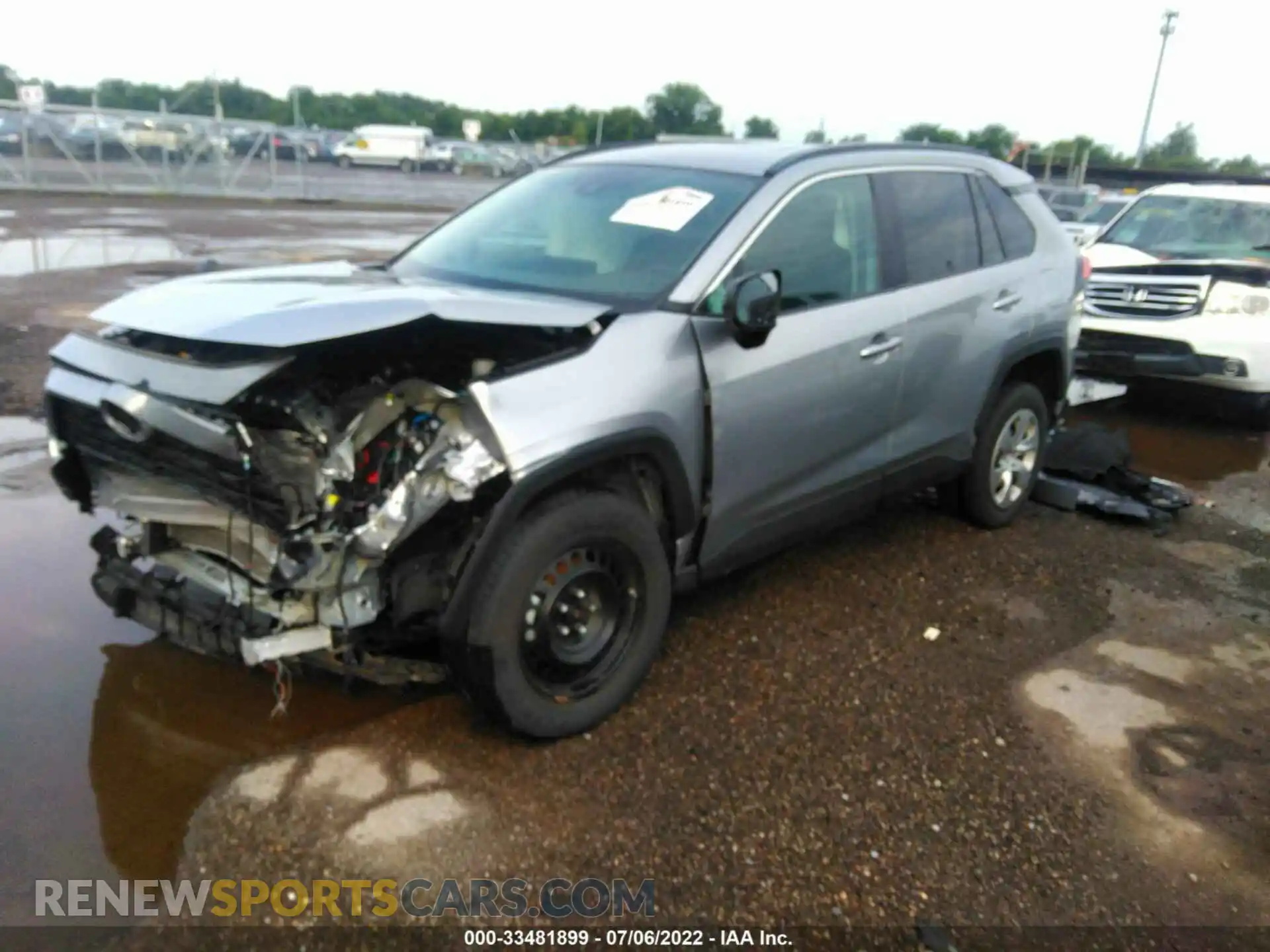 2 Photograph of a damaged car 2T3F1RFVXLC121974 TOYOTA RAV4 2020