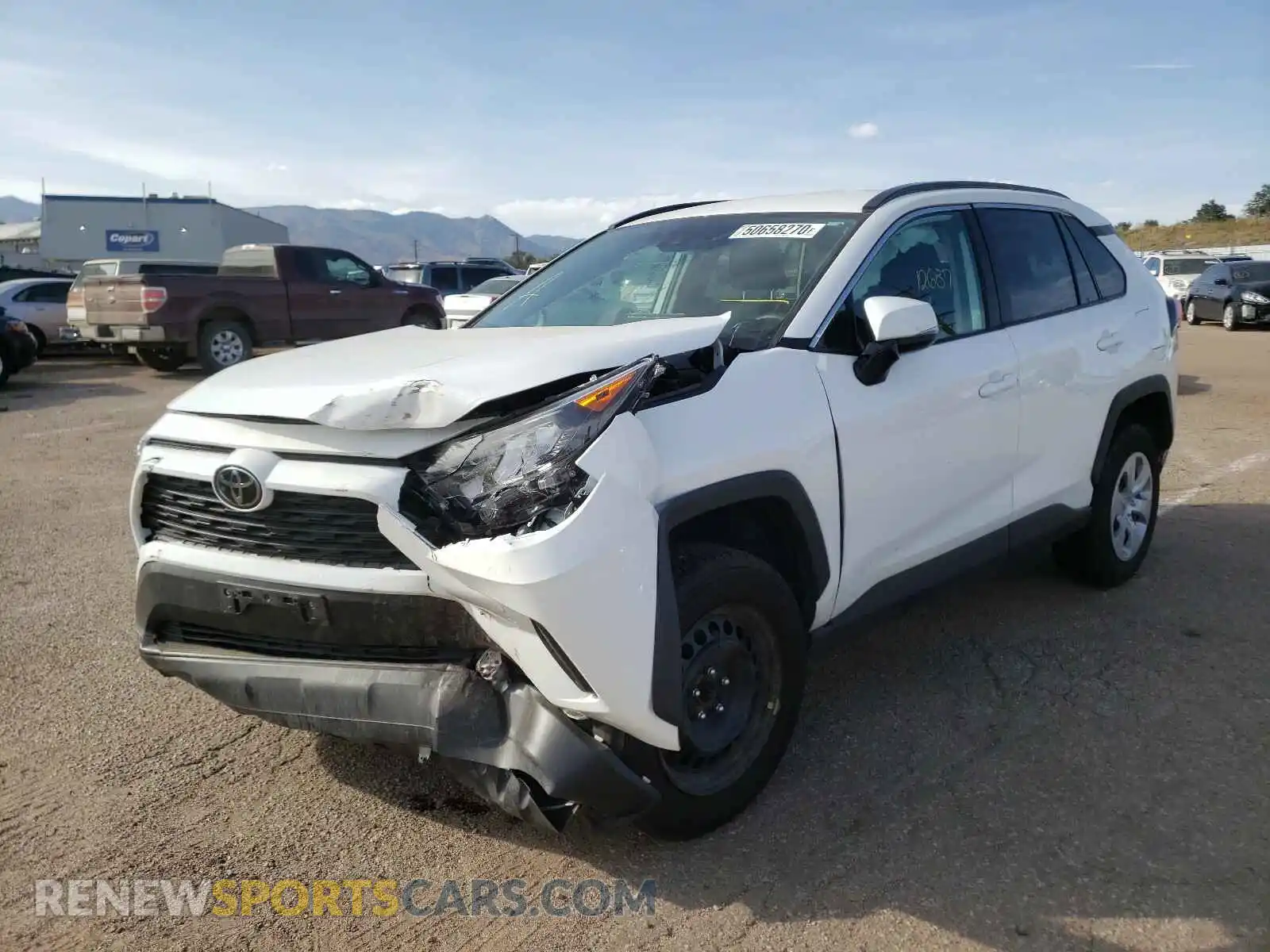 2 Photograph of a damaged car 2T3G1RFV0LC063555 TOYOTA RAV4 2020