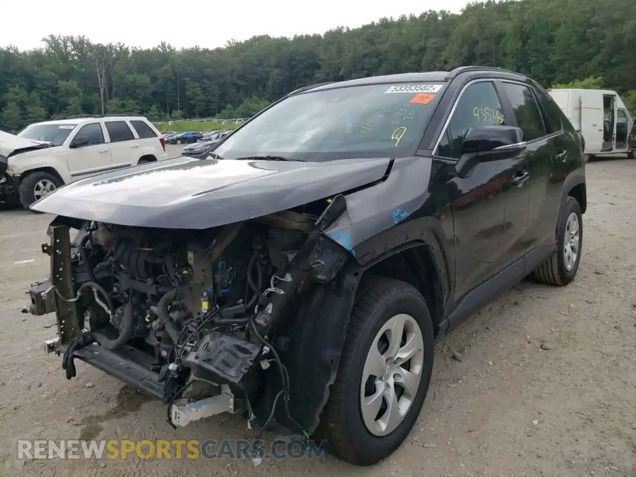 2 Photograph of a damaged car 2T3G1RFV0LW084260 TOYOTA RAV4 2020