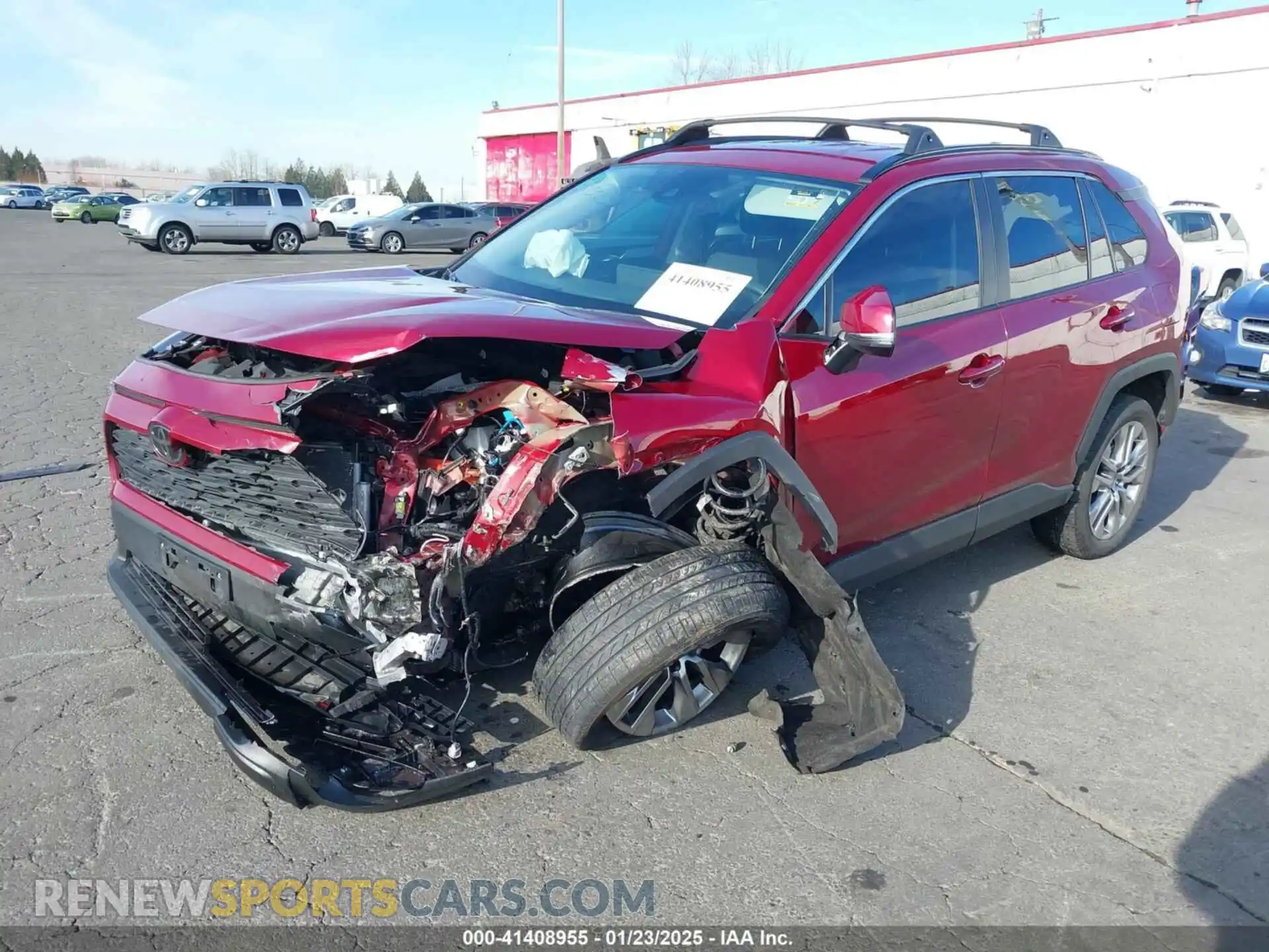2 Photograph of a damaged car 2T3G1RFV1LC068232 TOYOTA RAV4 2020