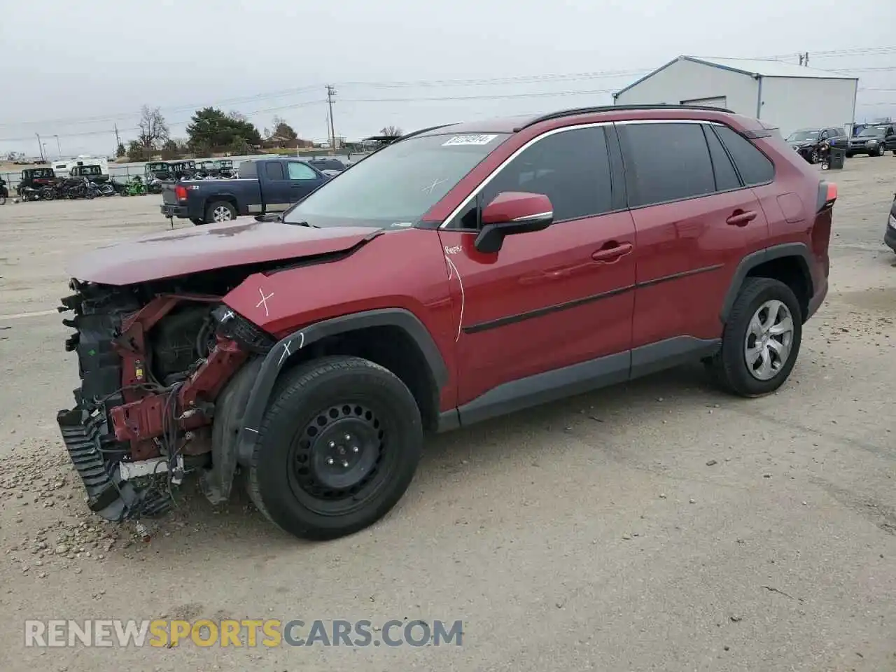 1 Photograph of a damaged car 2T3G1RFV1LW109375 TOYOTA RAV4 2020