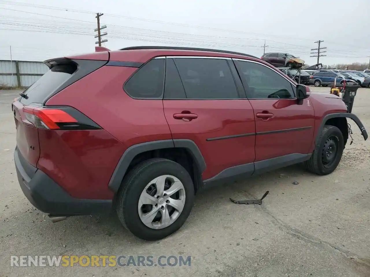 3 Photograph of a damaged car 2T3G1RFV1LW109375 TOYOTA RAV4 2020