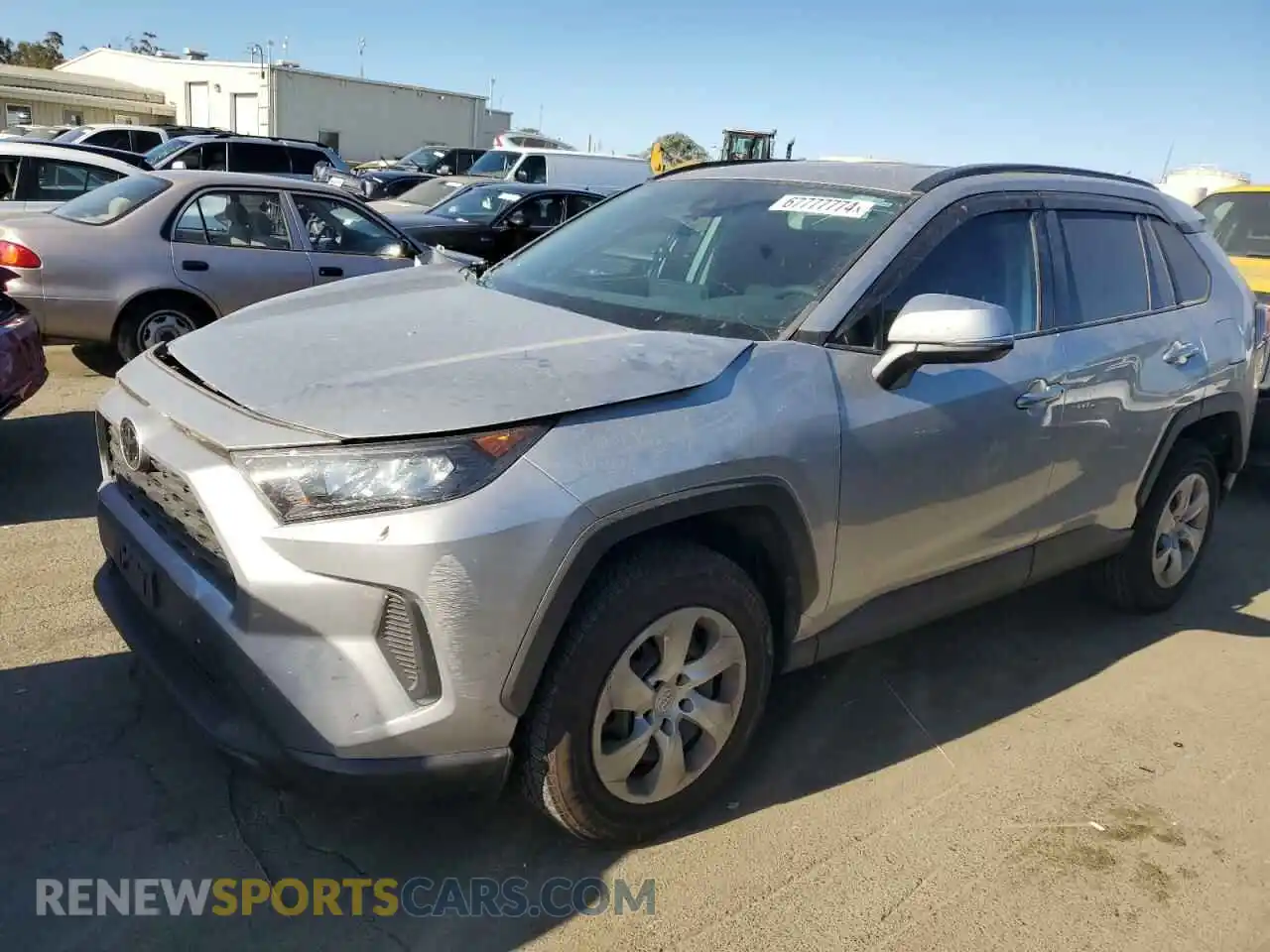 1 Photograph of a damaged car 2T3G1RFV2LC136456 TOYOTA RAV4 2020