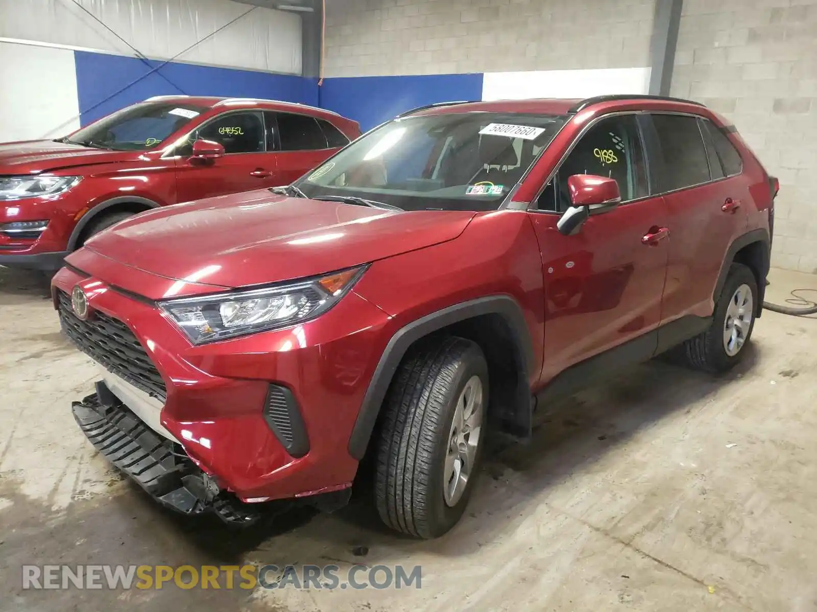 2 Photograph of a damaged car 2T3G1RFV2LW090769 TOYOTA RAV4 2020