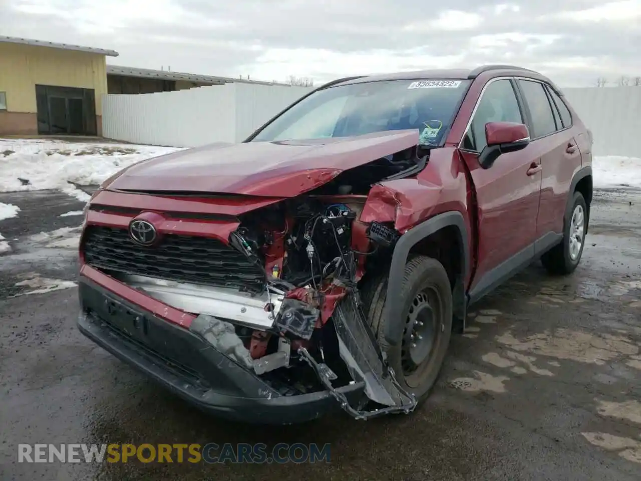 2 Photograph of a damaged car 2T3G1RFV2LW130171 TOYOTA RAV4 2020