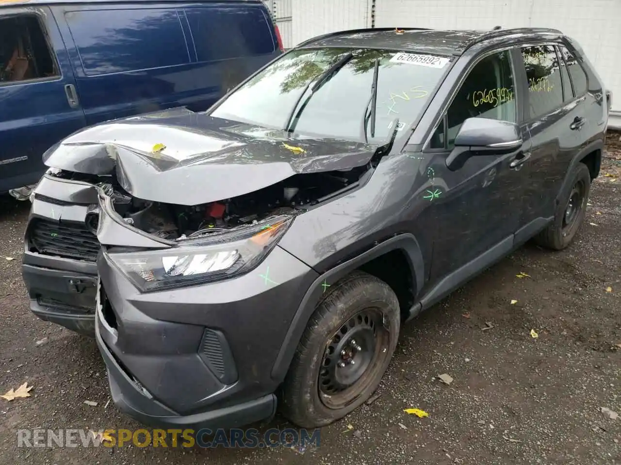 2 Photograph of a damaged car 2T3G1RFV3LW125979 TOYOTA RAV4 2020