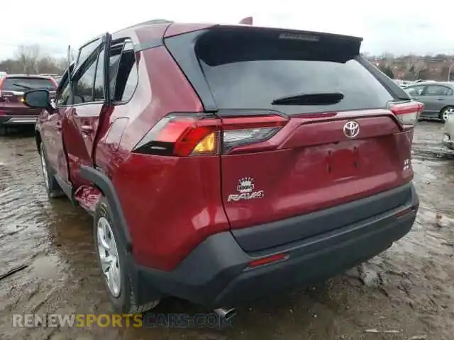 3 Photograph of a damaged car 2T3G1RFV4LW133895 TOYOTA RAV4 2020