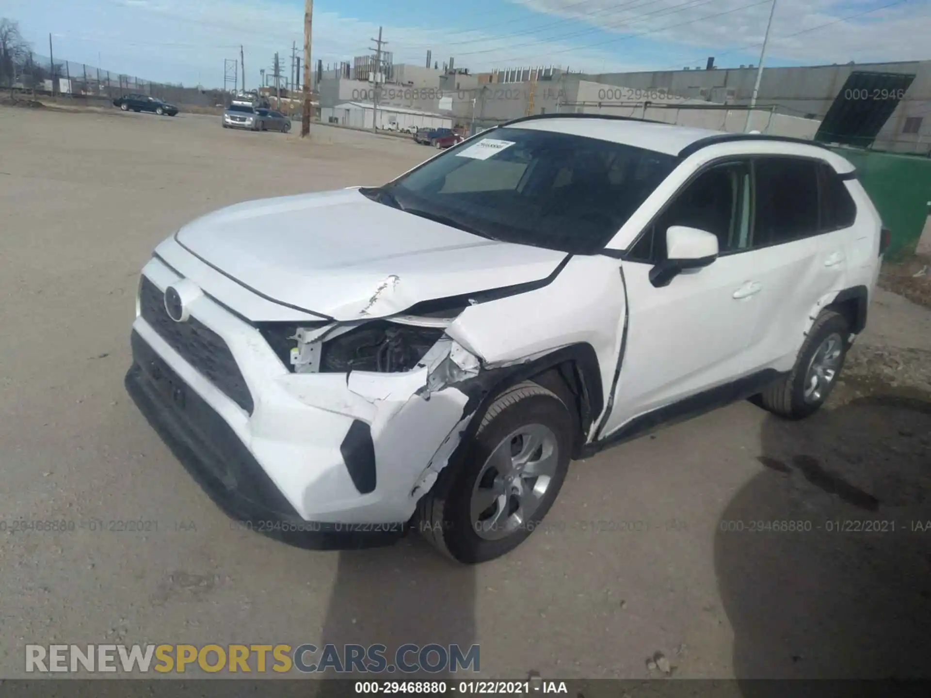 2 Photograph of a damaged car 2T3G1RFV7LC104098 TOYOTA RAV4 2020