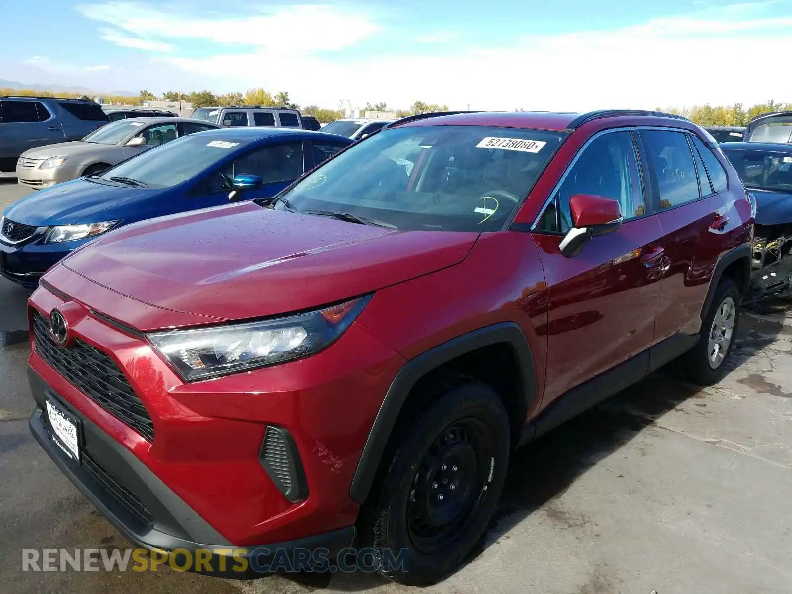 2 Photograph of a damaged car 2T3G1RFV7LC119491 TOYOTA RAV4 2020