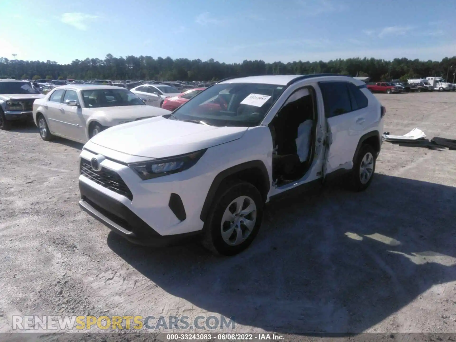 2 Photograph of a damaged car 2T3H1RFV0LC057548 TOYOTA RAV4 2020