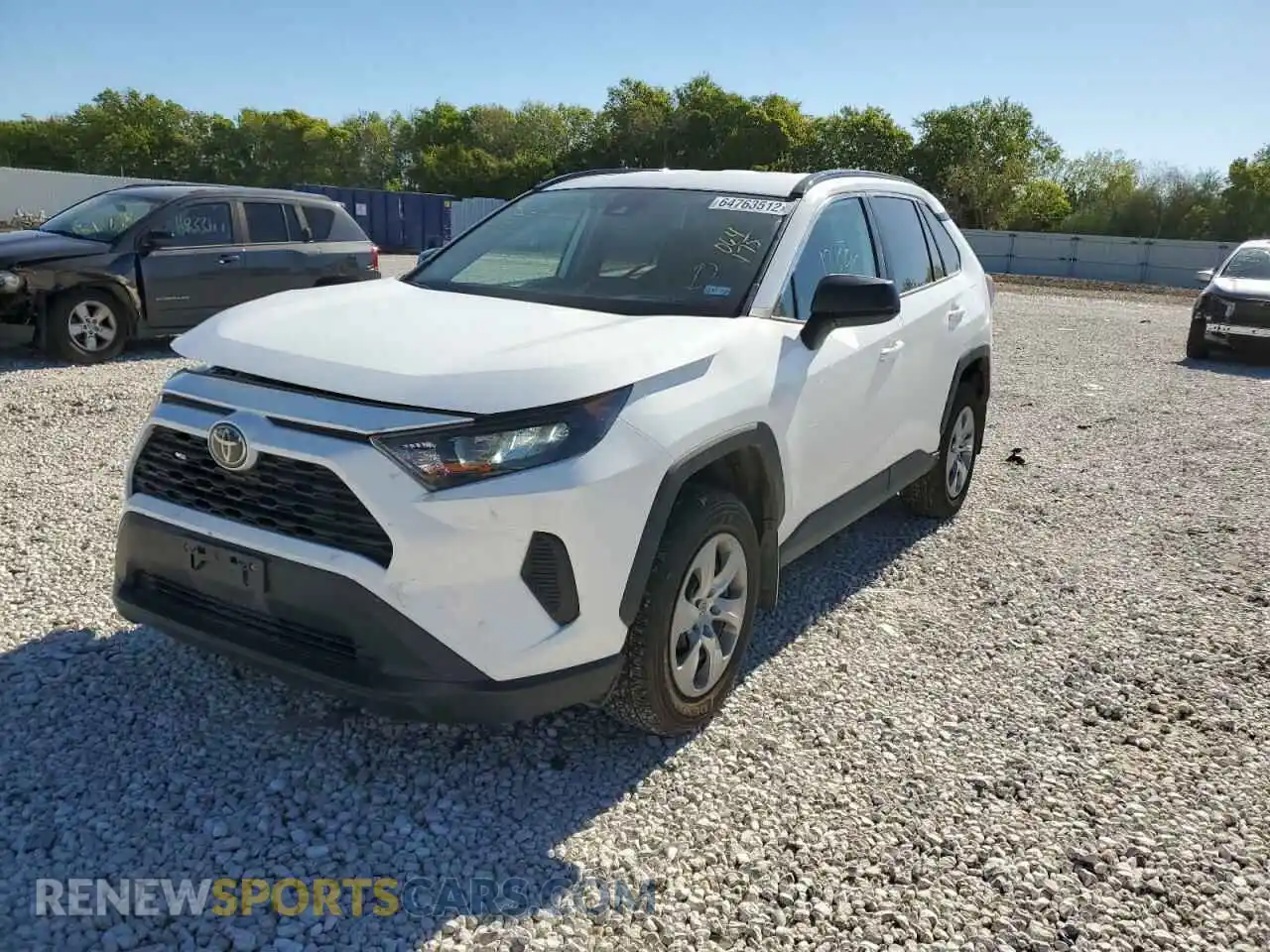 2 fotografías del automóvil dañado 2T3H1RFV0LC064175 TOYOTA RAV4 2020