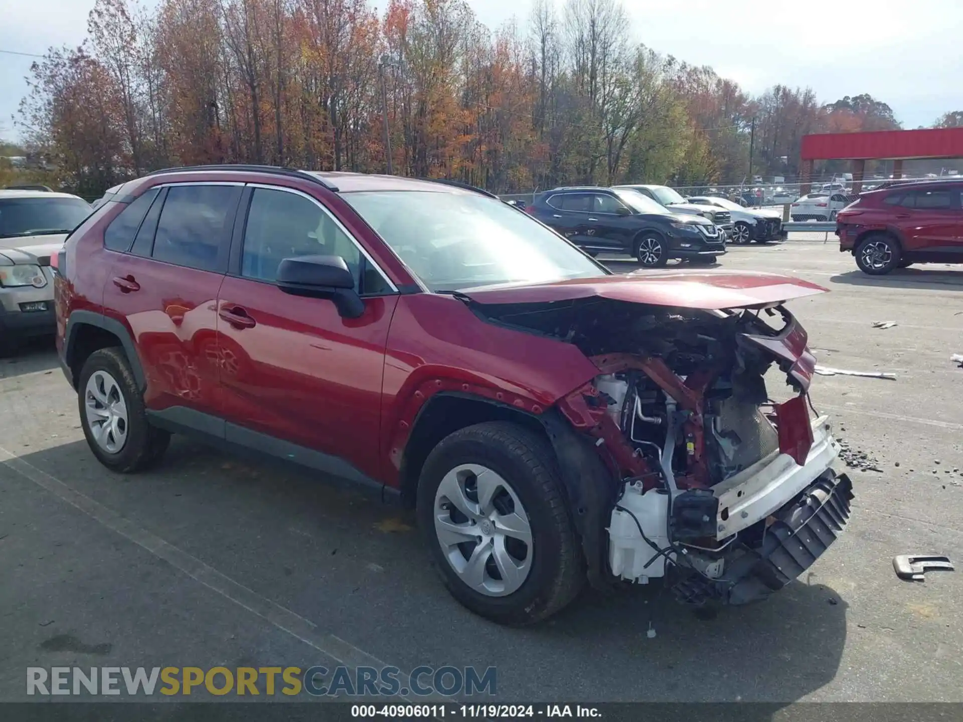 1 fotografías del automóvil dañado 2T3H1RFV0LC073331 TOYOTA RAV4 2020