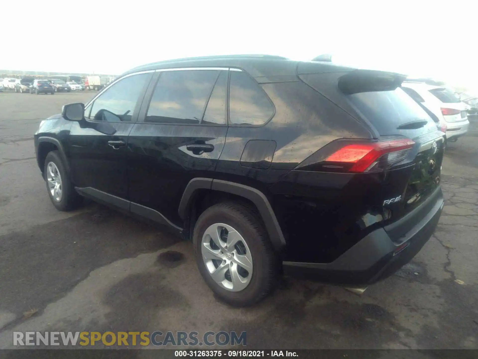3 fotografías del automóvil dañado 2T3H1RFV0LW086692 TOYOTA RAV4 2020