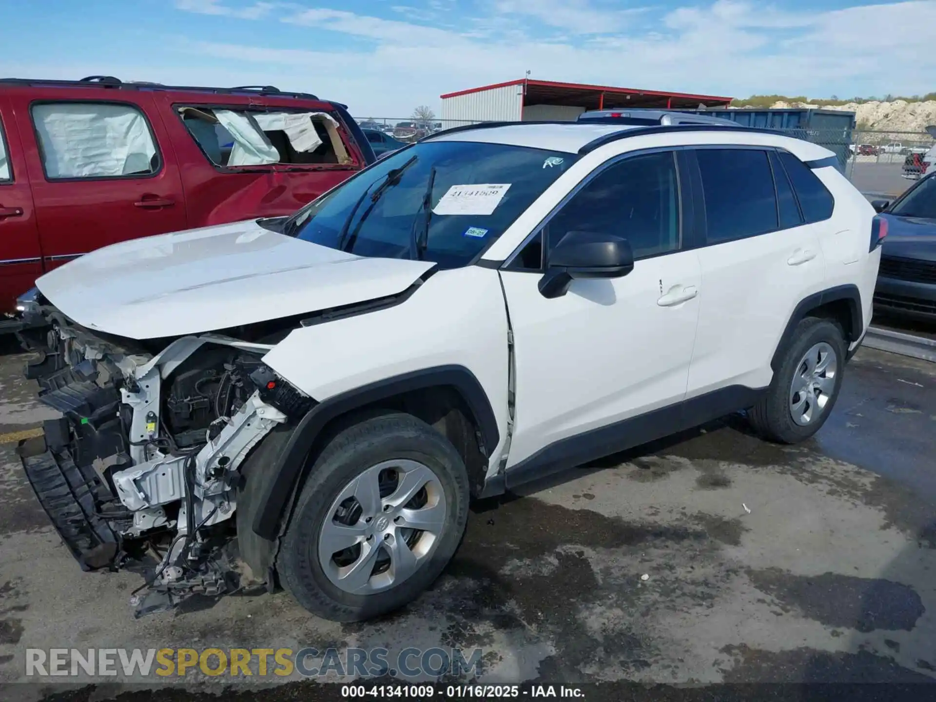 2 Фотография поврежденного автомобиля 2T3H1RFV0LW087521 TOYOTA RAV4 2020