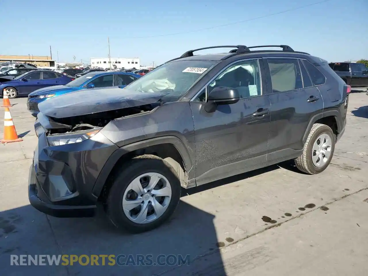1 Photograph of a damaged car 2T3H1RFV1LC037535 TOYOTA RAV4 2020