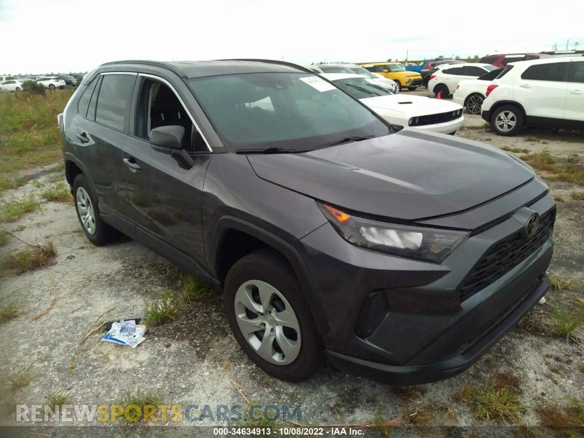 1 Photograph of a damaged car 2T3H1RFV2LC044767 TOYOTA RAV4 2020