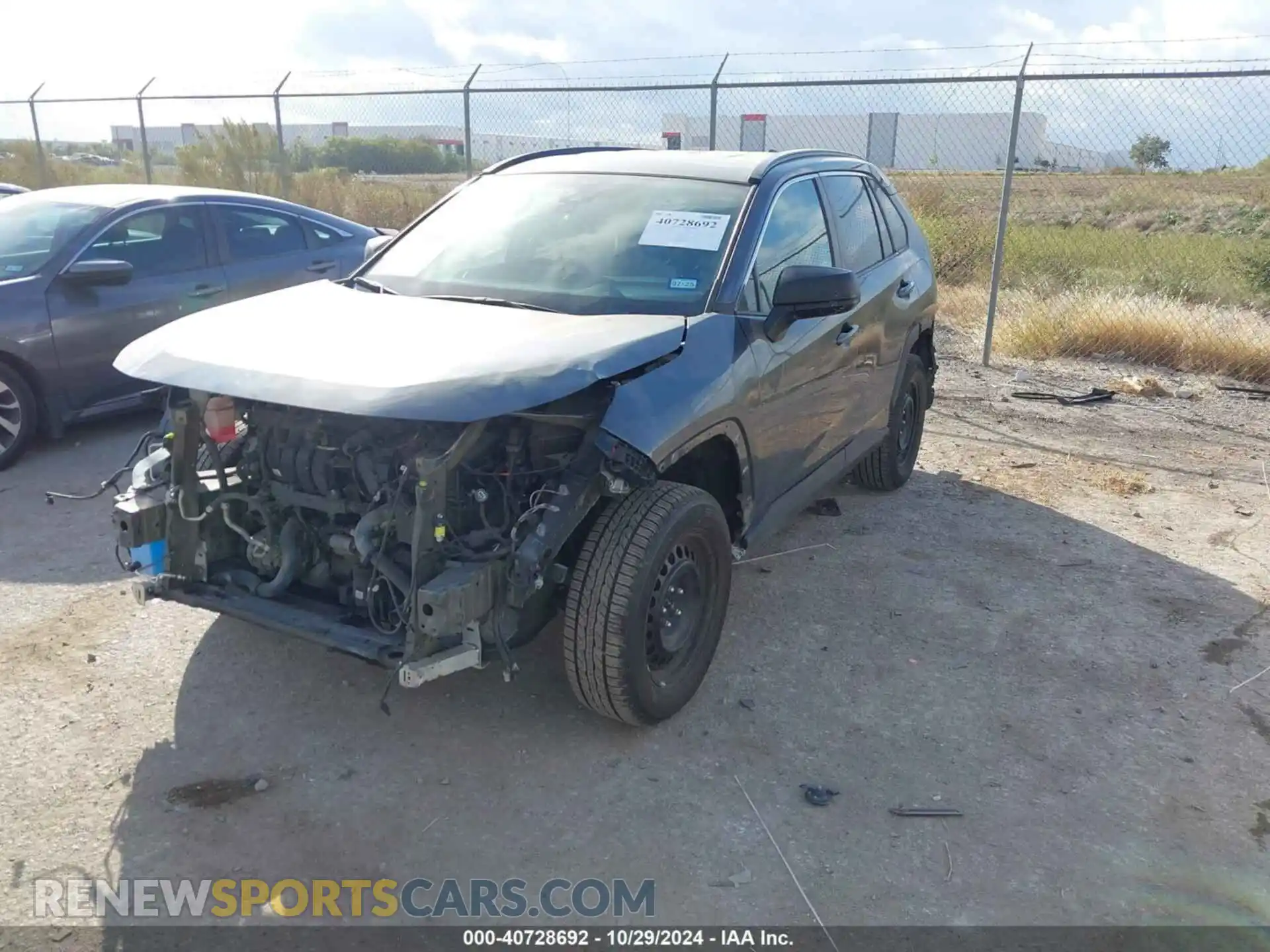 2 Photograph of a damaged car 2T3H1RFV2LC078885 TOYOTA RAV4 2020