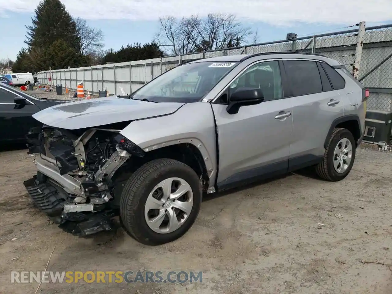 1 Photograph of a damaged car 2T3H1RFV2LW075886 TOYOTA RAV4 2020