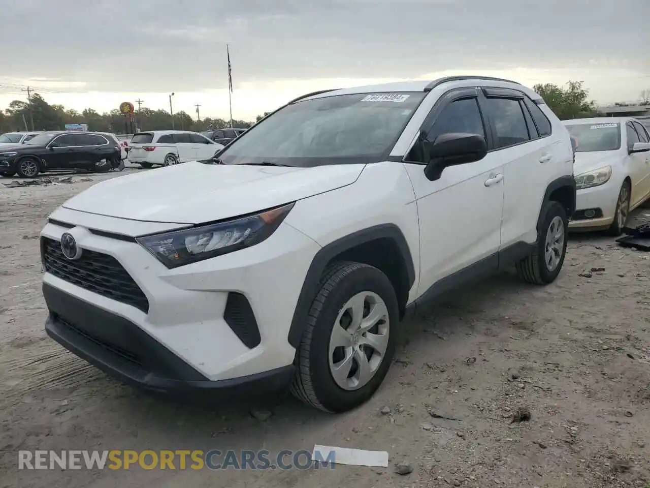 1 Photograph of a damaged car 2T3H1RFV2LW090551 TOYOTA RAV4 2020