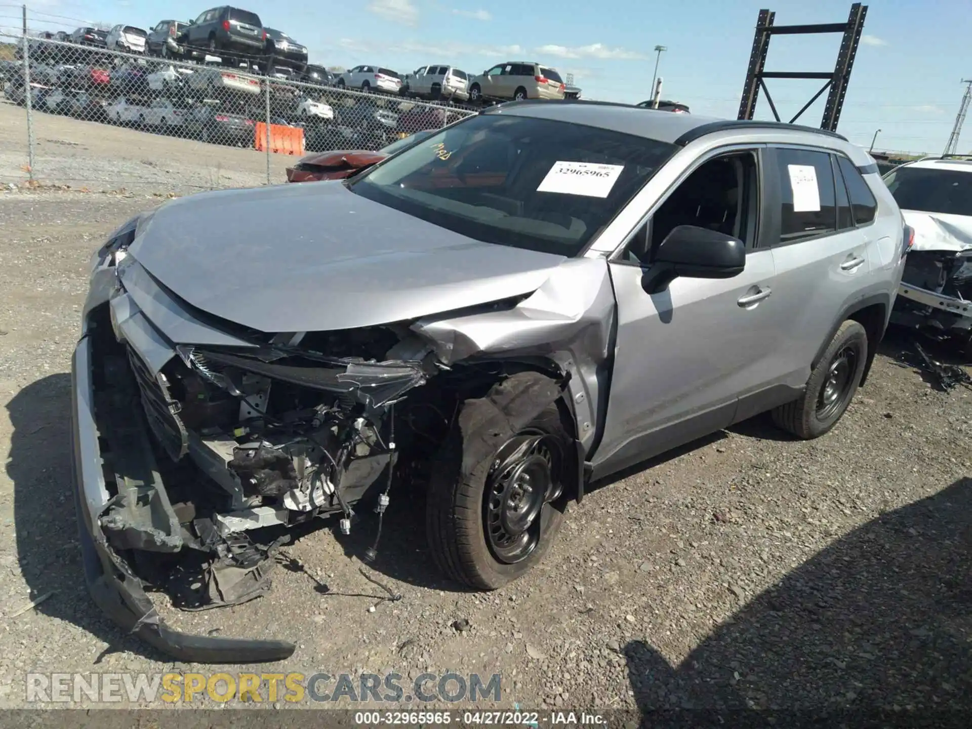 2 Photograph of a damaged car 2T3H1RFV2LW099220 TOYOTA RAV4 2020