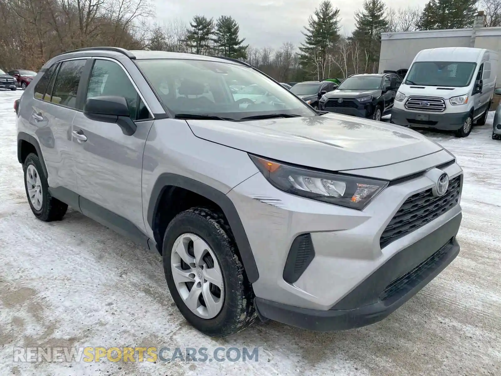 1 Photograph of a damaged car 2T3H1RFV3LC048309 TOYOTA RAV4 2020
