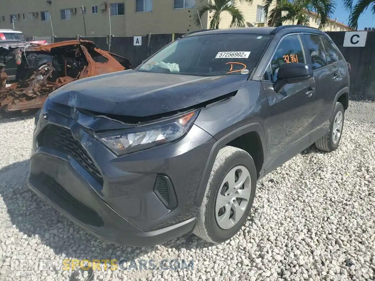 2 Photograph of a damaged car 2T3H1RFV3LC056460 TOYOTA RAV4 2020