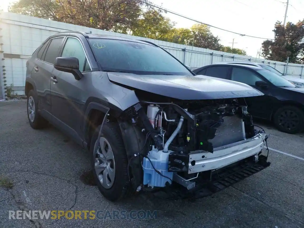 1 Photograph of a damaged car 2T3H1RFV3LC077339 TOYOTA RAV4 2020