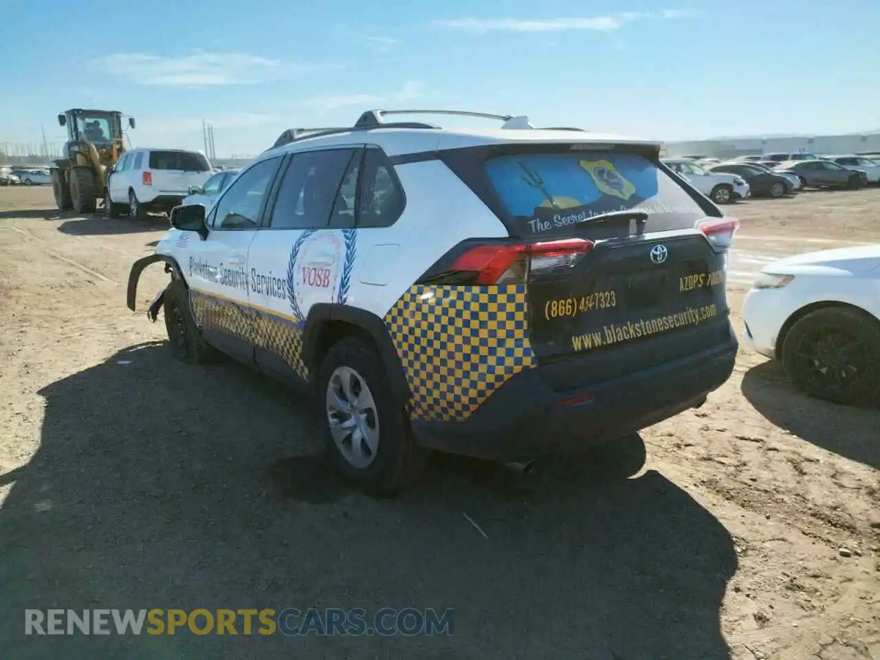 3 Photograph of a damaged car 2T3H1RFV3LC079768 TOYOTA RAV4 2020