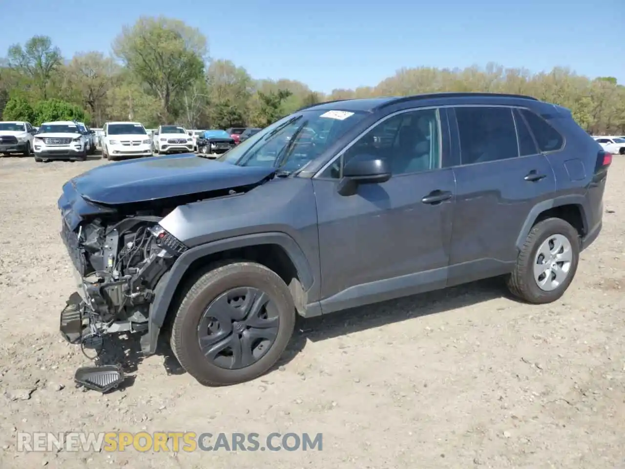1 Photograph of a damaged car 2T3H1RFV3LC080936 TOYOTA RAV4 2020